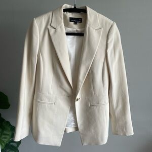 Laura Petites Beige Blazer Size 4